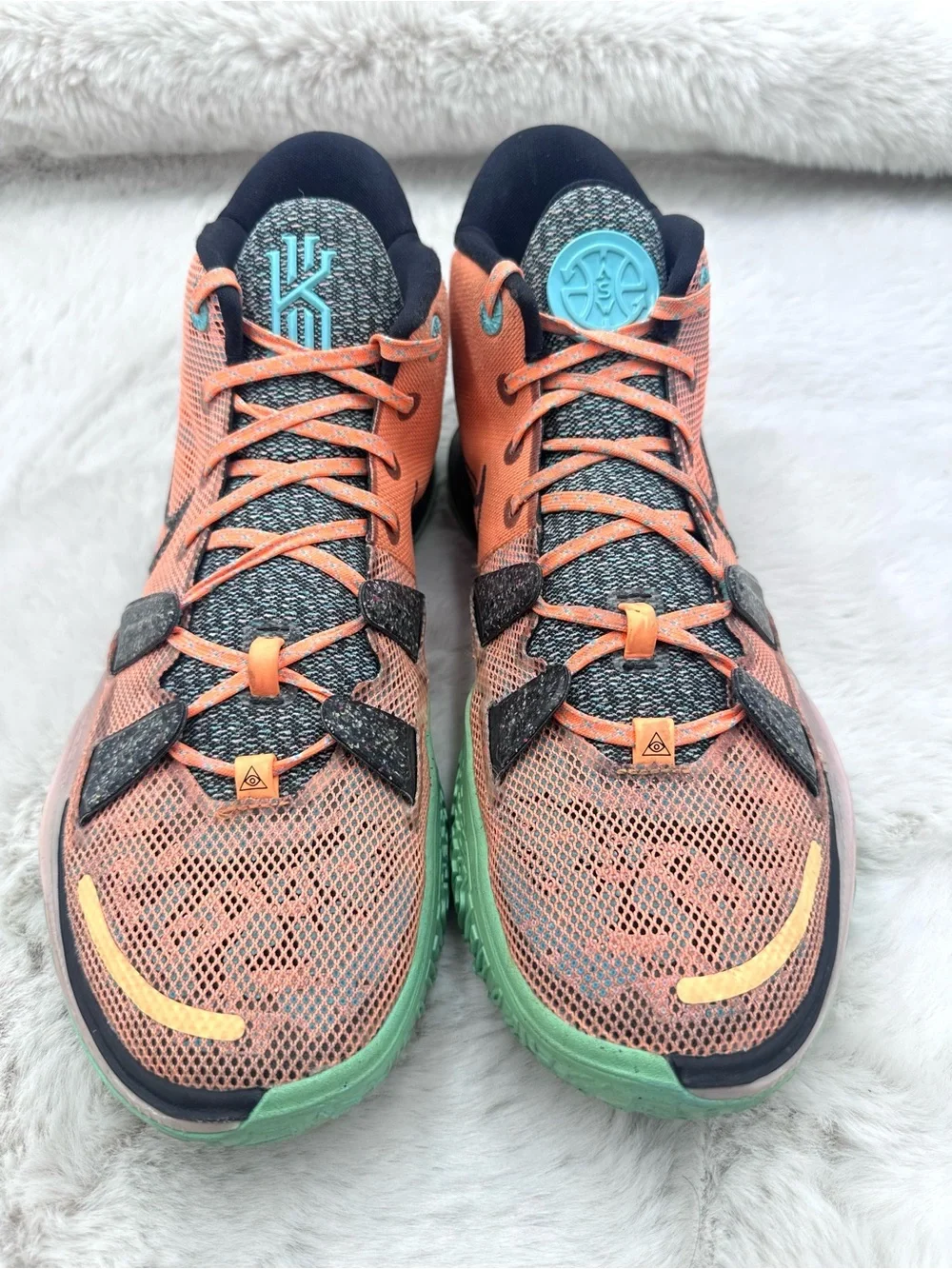 Nike‎ Kyrie 7 Play for the Future Men's Size 12 Atomic Orange Black